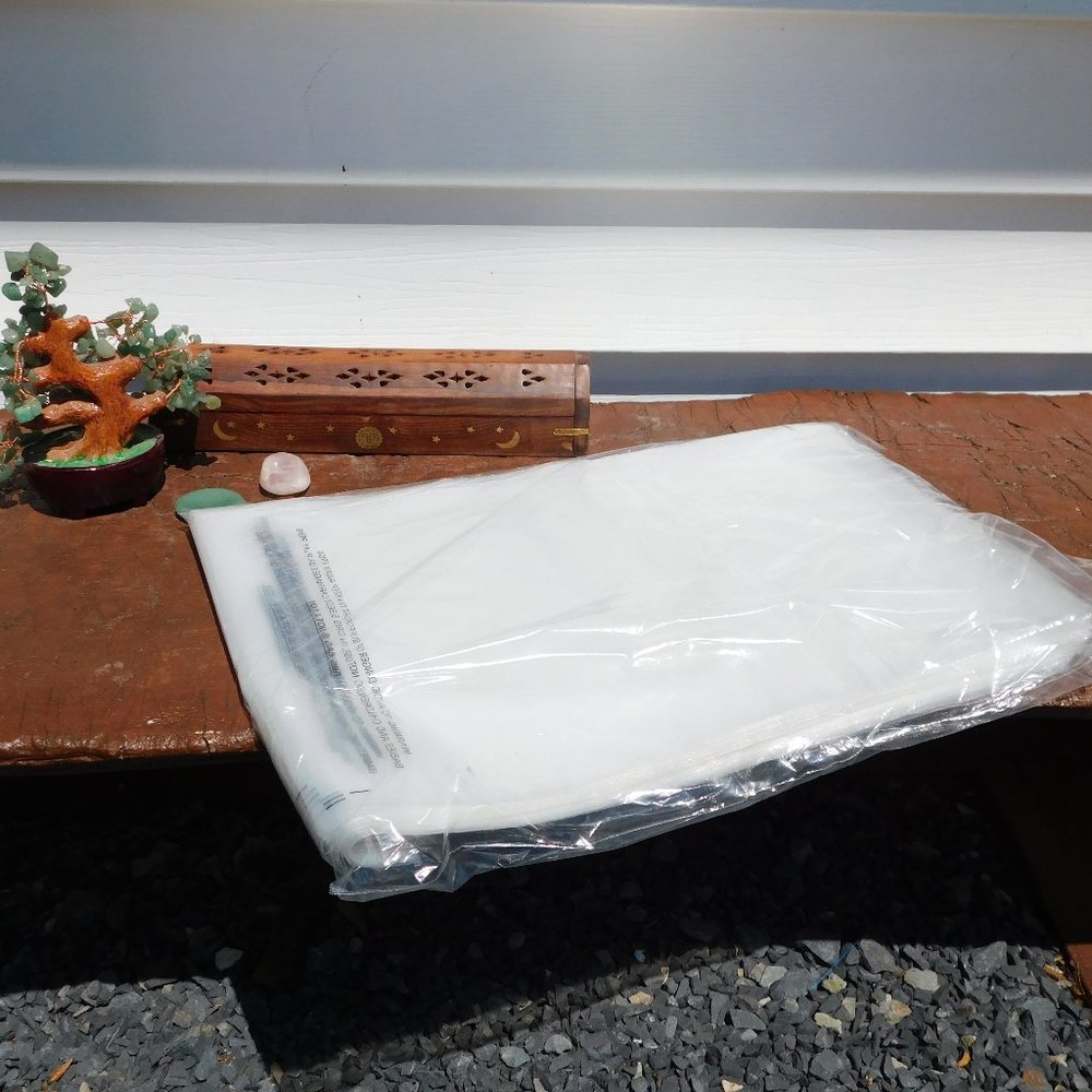 100 CLEAR Poly Plastic Packing Bags 11X16 - Picture 2 of 6